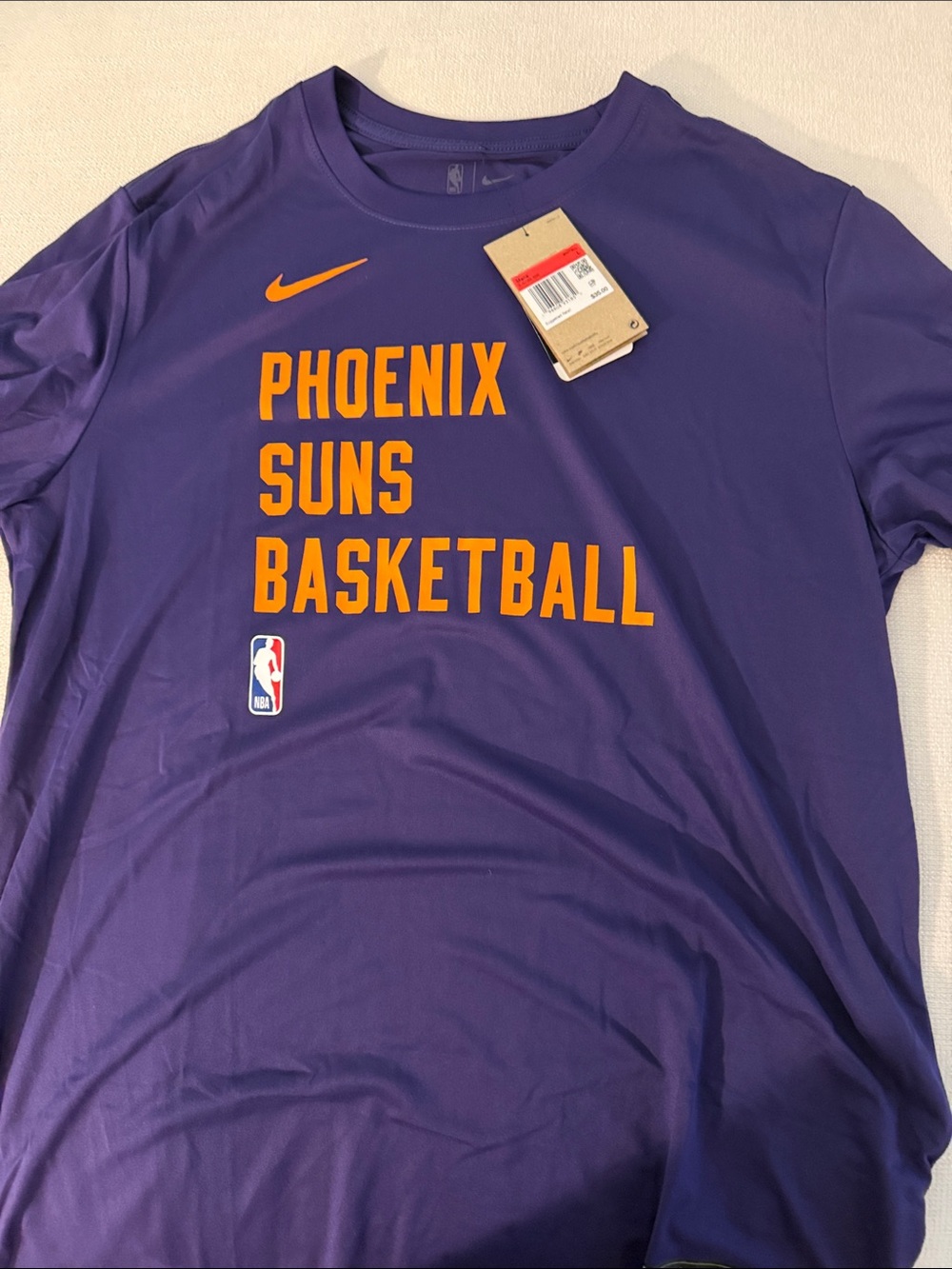 NWT Nike Phoenix Suns Basketball Shirt - Purple & Orange